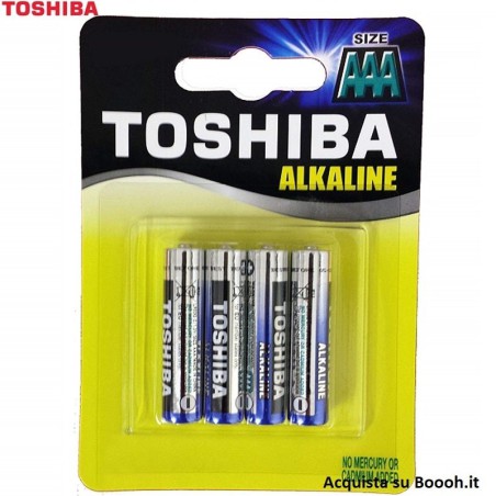 PILA ALKALINE STILO AA TOSHIBA BL4