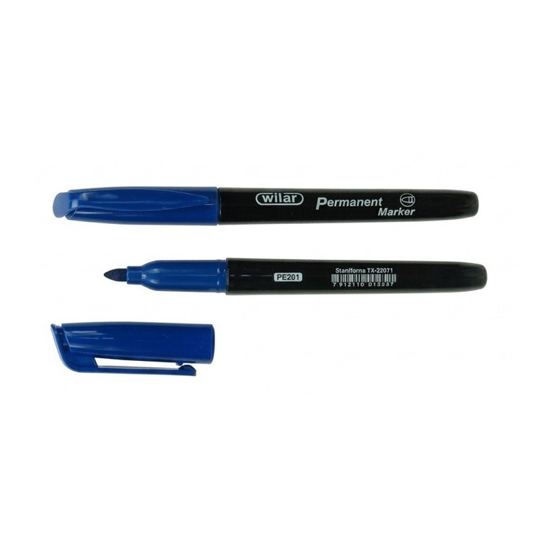 MARCATORI PERMANENT WILER FINE BLU 12PZ