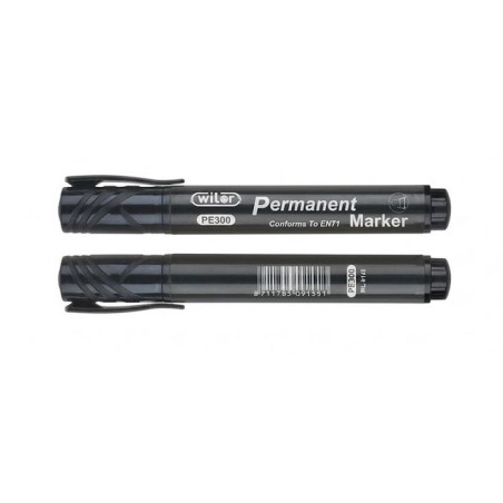MARCATORI PERMANENT WILER NERO 12PZ