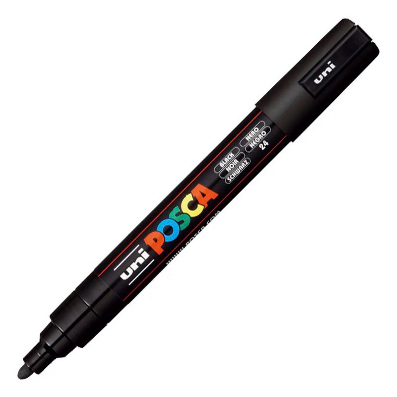 MARCATORI UNIPOSCA PM-5 NERO 6PZ