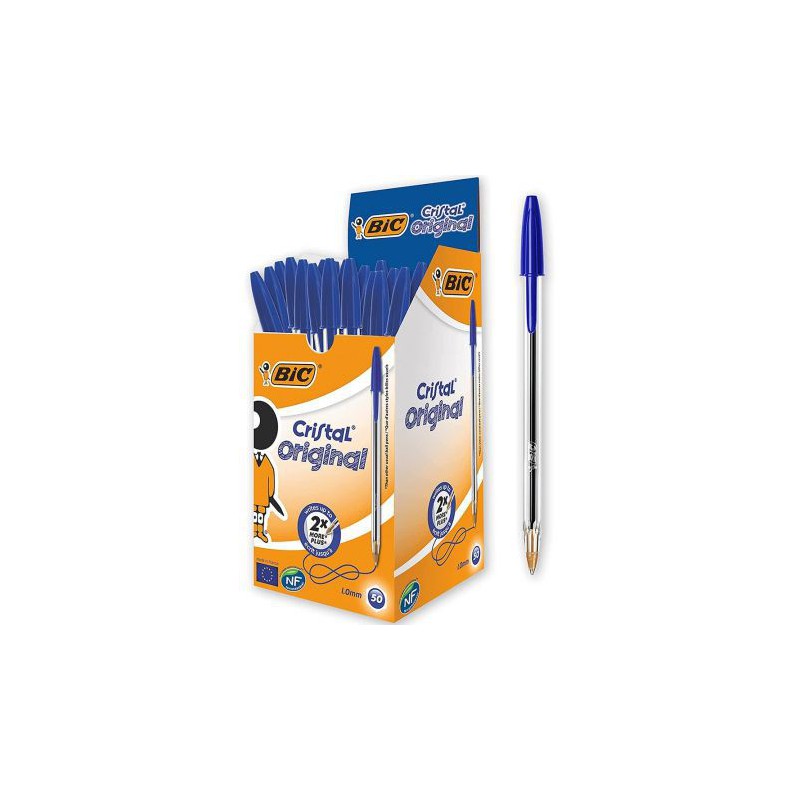 PENNE SFERA BIC CRISTAL BLU 50PZ