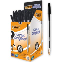 PENNE SFERA BIC CRISTAL NERO 50PZ