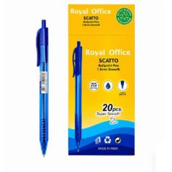 PENNE SFERA A SCATTO 1.0MM BLU ROYAL OFFICE 20PZ