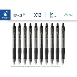 PENNE GEL PILOT G-2 NERO 12PZ