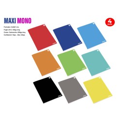 MAXI QUADERNI A4 100G SWIPE TINTA UNITA 4MM 10PZ