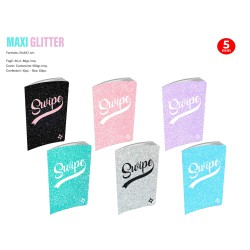 MAXI QUADERNI A4 80G SWIPE GLITTER 5MM 10PZ
