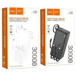 POWERBANK HOCO 30000 MAH CON 4 CAVI INTEGRATI