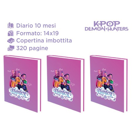 DIARIO K-POP 14X19 10 MESI FUCSIA