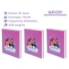 DIARIO K-POP 14X19 10 MESI FUCSIA